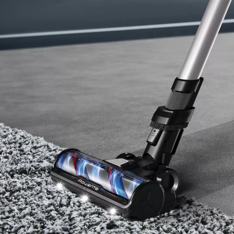 Bezvadu stieņu putekļsūcējs Rowenta X-Force Flex 13.60 RH9A36WV — 60 min darbība, 0,65 L bezmaiss, ciklons, violets