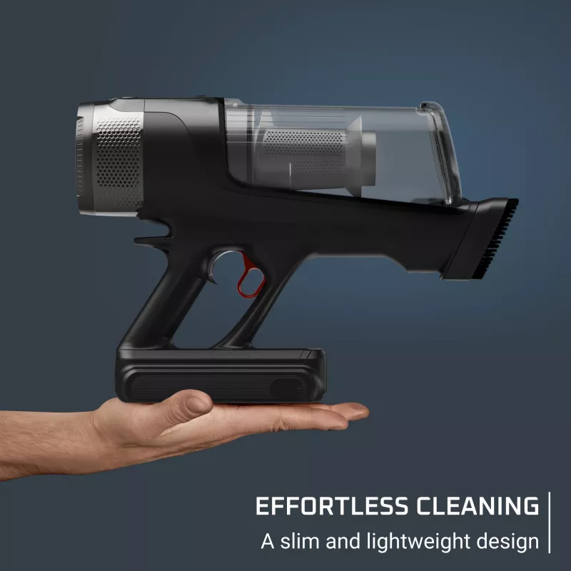 Rowenta X-Force Flex RH9L55E0 bezvadu putekļsūcējs/slotas suka 2-in-1, akumulators, sausā tīrīšana, bez maisa, 0.65 L, melns