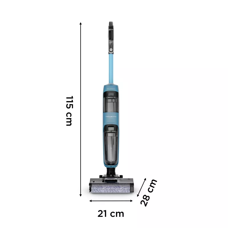 Rowenta X-Clean 2 GZ2271E0 bezvadu mitrā/sausā slotas putekļsūcējs, zils