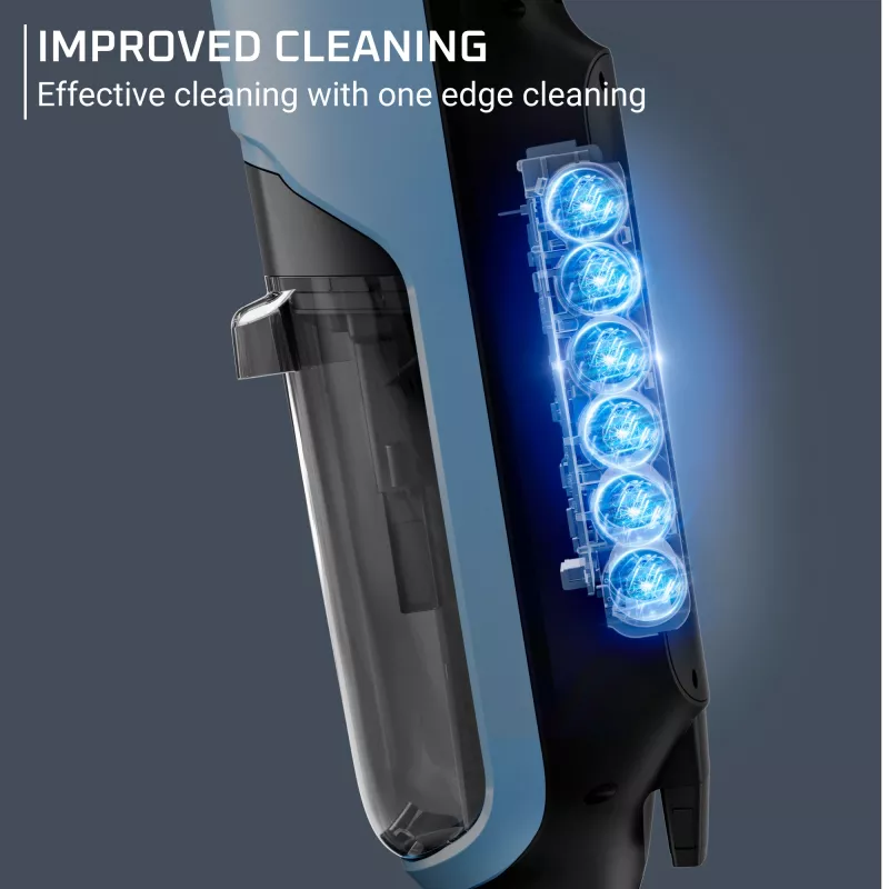 Rowenta X-Clean 2 GZ2271E0 bezvadu mitrā/sausā slotas putekļsūcējs, zils