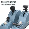 Thrustmaster TCA Quadrant Add-On Airbus Edition, melns, zils, lidojumu simulators PC