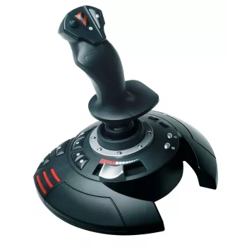 Thrustmaster T.Flight Stick X Melns, Sarkans, Sudrabs USB sviras analogs dators, PlayStation 3