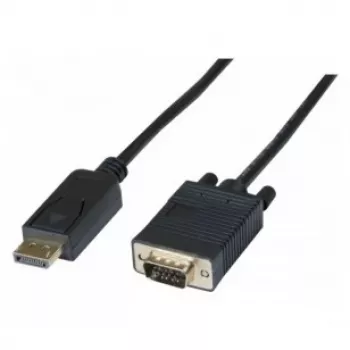 Hypertec 128213-HY VGA (D-Sub) uz DisplayPort adaptera kabelis, 2 m, melns