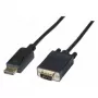 Hypertec 128213-HY VGA (D-Sub) uz DisplayPort adaptera kabelis, 2 m, melns