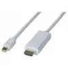 Hypertec 128418-HY video kabeļa adapteris 2 m Mini DisplayPort HDMI Balts