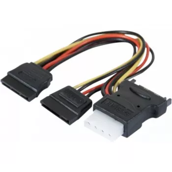 ATEN 147557 SATA kabelis 0.3 m SATA 15-pin 2 x SATA 15-pin + Molex (4-pin) dažādās krāsās, melns