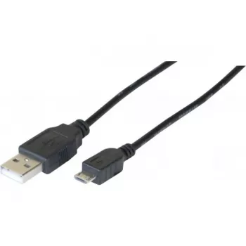 Hypertec 149690-HY USB kabelis USB 2.0 0.5 m USB A Micro-USB B Melns