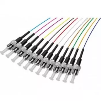 Hypertec 392256-HY optiskās šķiedras pigtail kabelis 2 m 12x ST/UPC daudzkrāsains