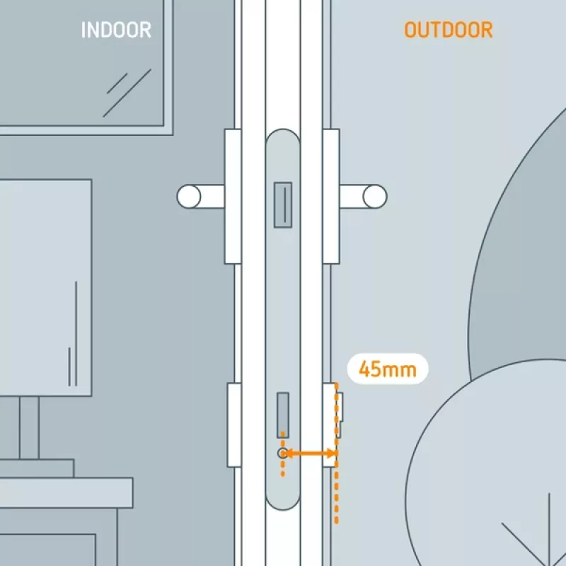 Netatmo NDL-E45 pagarinājuma komplekts viedajai durvju slēdzenei
