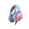 Oniverse Gaming Headset Nebula - Diva Pink (Multiplatform), vadu, spēlēm, 20-20000 Hz, 356 g, austiņas, ciāna, rozā