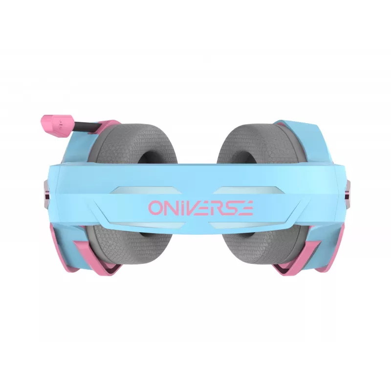 Oniverse Gaming Headset Nebula - Diva Pink (Multiplatform), vadu, spēlēm, 20-20000 Hz, 356 g, austiņas, ciāna, rozā