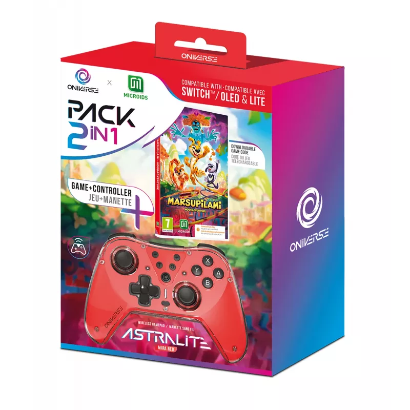 Oniverse Bundle: Marsupilami kods kastē + Kontrolieris (Switch - PC - Mobilais)