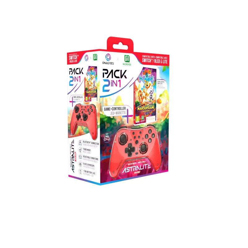 Oniverse Bundle: Marsupilami kods kastē + Kontrolieris (Switch - PC - Mobilais)