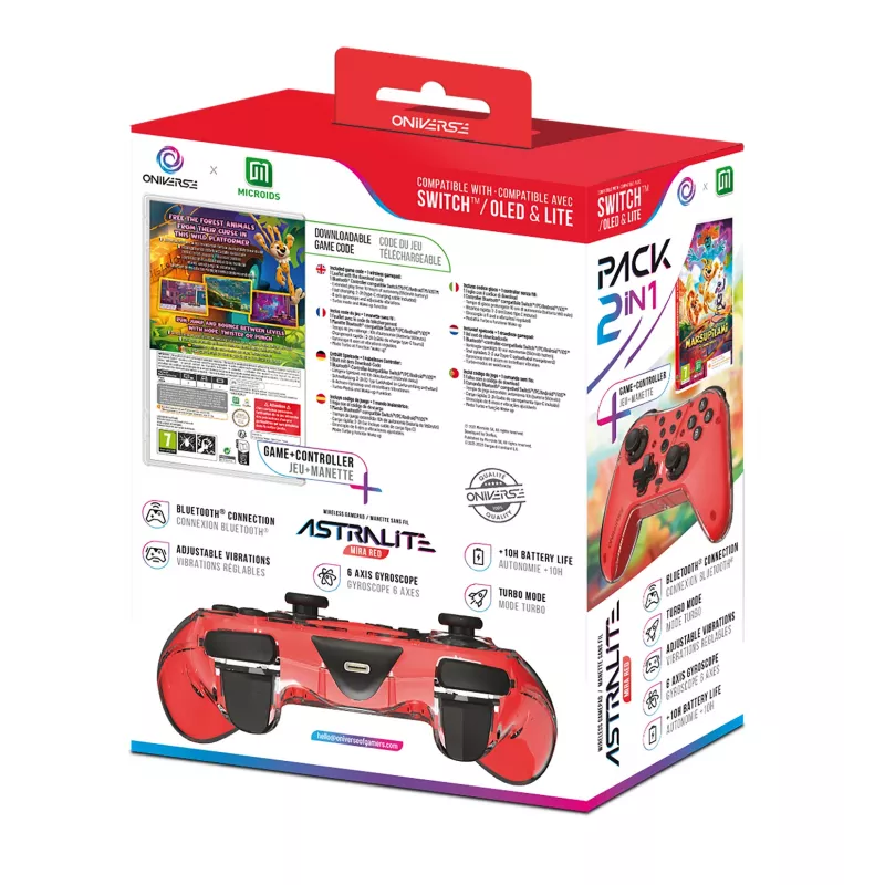 Oniverse Bundle: Marsupilami kods kastē + Kontrolieris (Switch - PC - Mobilais)