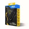 Steelplay Dual Play & Charge kabelis kontrolieriem - Melns (PS4)