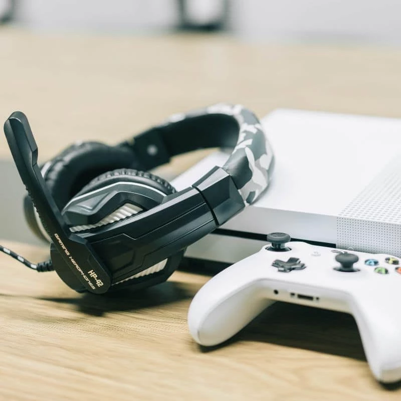 Steelplay HP42 vadu stereo austiņas Ice Camo (Multi) - spēļu austiņas