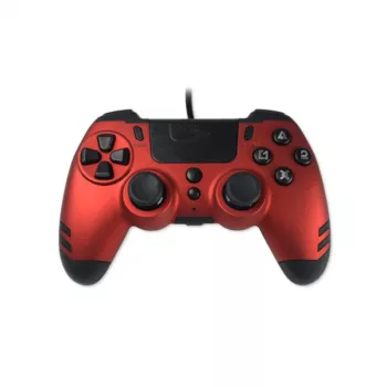 Lexip x Steelplay Slim Pack vadu kontrolieris spēlēm, rubīnsarkanā krāsā (PC/PS4)