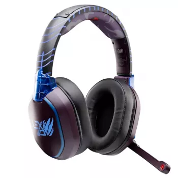 Lexip Madara “Destruction” Naruto Shippuden austiņas – Bluetooth, ar noņemamu mikrofonu – bezvadu PC, Nintendo Switch, Android, iOS un planšetēm – vadu PS4, PS5 un Xbox