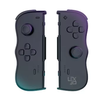 Lexip Adventure Twinpads Black (Switch) spēļu kontrolieris Nintendo Switch un Switch OLED