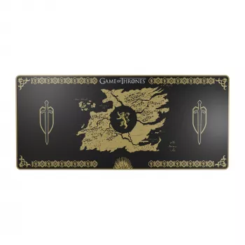 Lexip HBO Game of Thrones – Lannister Edition spēļu peļu paliktnis, melns, dzeltens