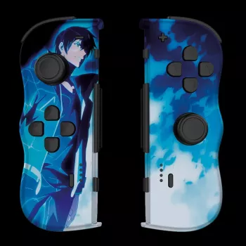 Lexip X CRUNCHYROLL - SUNG JIN-WOO TWIN PADS WL, spēļu kontrolieris, Nintendo Switch 2, bezvadu, zils, balts