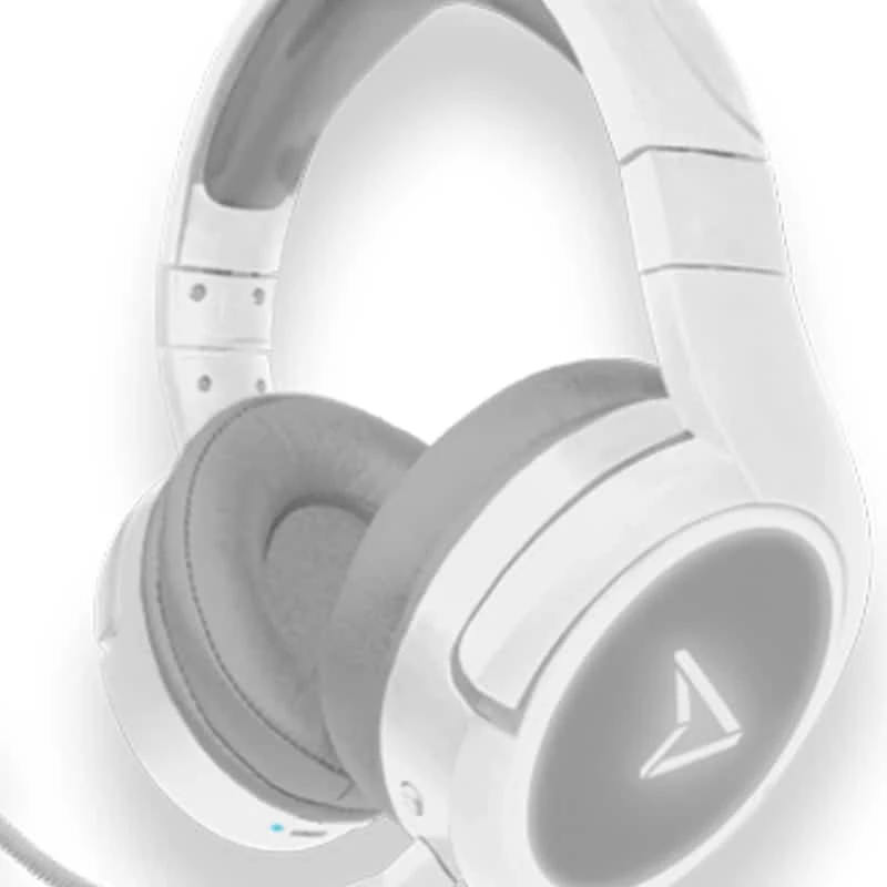 Steelplay Bluetooth austiņas Impulse White (Multi), vadu un bezvadu, spēlēm, 20 - 20000 Hz, 305 g, gaiši pelēka, balta