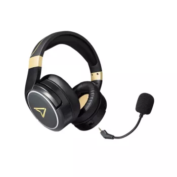 Lexip Metaltech Headset – Bezvadu ar zemu latentumu, 32 h akumulatora darbība – Radiance Gold