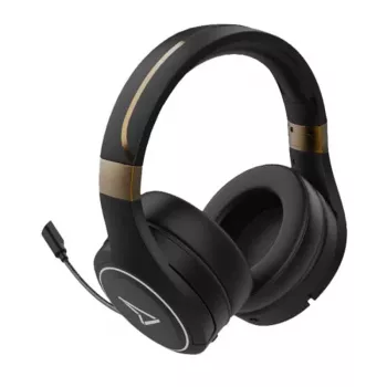 Lexip Metaltech Headset – Bezvadu ar zemu latentumu, 32 h akumulatora darbība – Radiance Gold