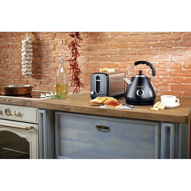 Gorenje T1100CLBK 2 grauzdējumu sloti 1100 W Melns