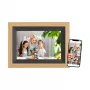 Braun DigiFrame 10B digitālais foto rāmis melns, koks 25.6 cm (10.1 collas) skārienekrāns Wi-Fi