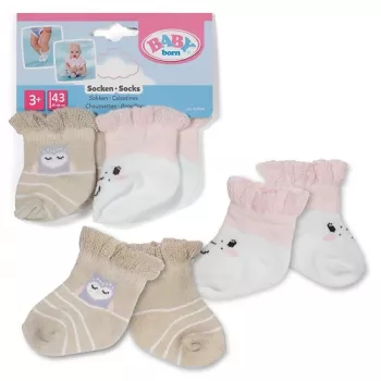 BABY born Zeķes Aita 2 pāri 43cm lelles zeķes