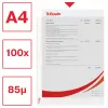 Esselte Plastlomme A4 75my caurspīdīga 100 gab.