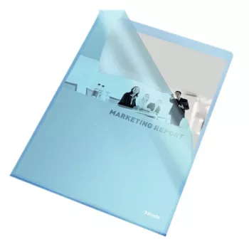 Esselte mape 105my A4 kastē 100 gab., zila