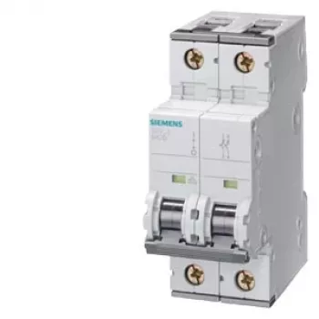 Siemens 5SY4206-6 automātiskais slēdzis 6A 2-polīšu B raksturlīkne 10kA