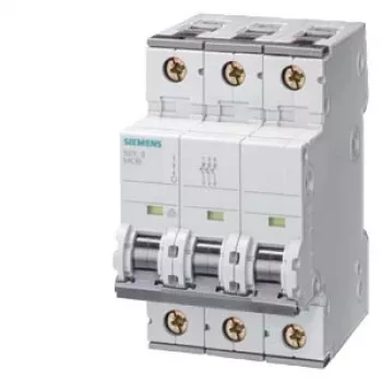 Siemens 5SY4306-6 automātiskais slēdzis 3-polīgs 6A B raksturlīkne