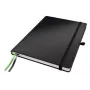Leitz Notebook Complete A4 līniju burtnīca 96 g/m² 80 lapas, melna, cietie vāki