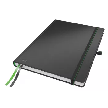 Leitz Notebook Complete A4 Līnijots 96 g 80 lapas, Melns, Cietie vāki