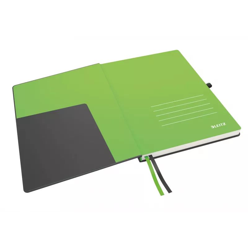 Leitz Notebook Complete A4 Līnijots 96 g 80 lapas, Melns, Cietie vāki