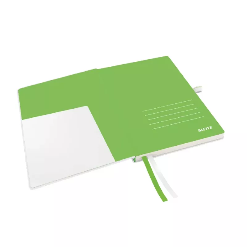 Leitz Notebook Complete A5 līniju klade 96 g/m² 80 lapas, melna, cietie vāki