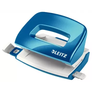 Leitz NeXXt WOW Mini caurumotājs 2 caurumi / 10 loksnes, Zils, Plastmasa