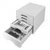 Leitz Drawer cabinet Plus 5-atvilktņu skapis, 5 atvilktnes, Plastmasa, Pelēks, 287 x 363 x 270 mm