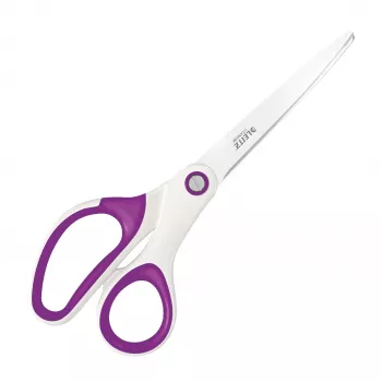 Leitz WOW Titanium biroja šķēres 205 mm, taisns griezums, violeta, balta