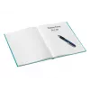 Leitz Notebook WOW A4 Līnijots cietos vākos 90g/80lapas, Raksts, Zils, A4, 80 lapas, 80 g/m², Līnijots papīrs