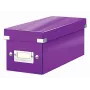 Leitz Click & Store WOW CD glabāšanas kaste, violeta, kartons, 440 g