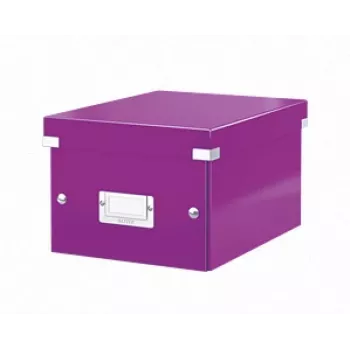 Leitz Click & Store WOW maza uzglabāšanas kaste, violeta, kartons, 540 g