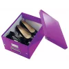 Leitz Click & Store WOW vidēja izmēra uzglabāšanas kaste, violeta, kartons, 16.7 L, 281 mm, 200 mm, 265 x 335 x 188 mm