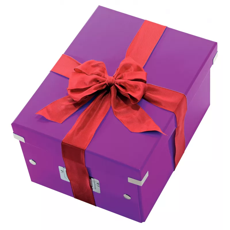 Leitz Click & Store WOW vidēja izmēra uzglabāšanas kaste, violeta, kartons, 16.7 L, 281 mm, 200 mm, 265 x 335 x 188 mm