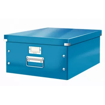 Leitz Click & Store WOW Lielā Uzglabāšanas Kaste, Zila, Kartons, 1.28 kg