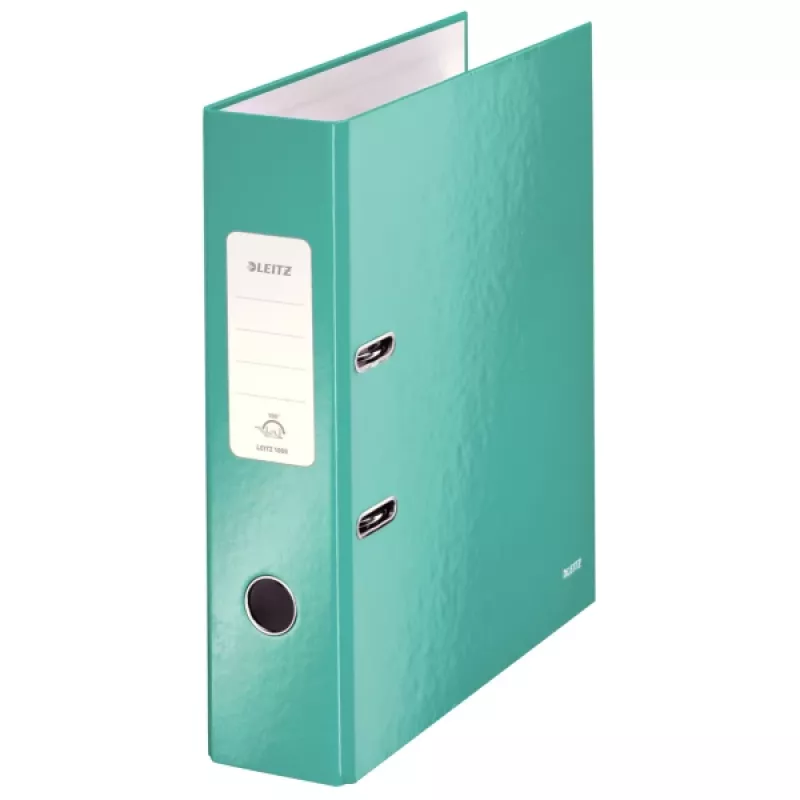 Leitz Lever Arch File 180° WOW POB/Laminēts A4/80mm, A4, Kartons, Tirkīzs, 600 lapas, 80 g/m², 8 cm