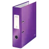 Leitz Lever Arch File 180° WOW POB/Laminēta A4/80mm, A4, Kartons, Violeta, 600 loksnes, 80 g/m², 8 cm